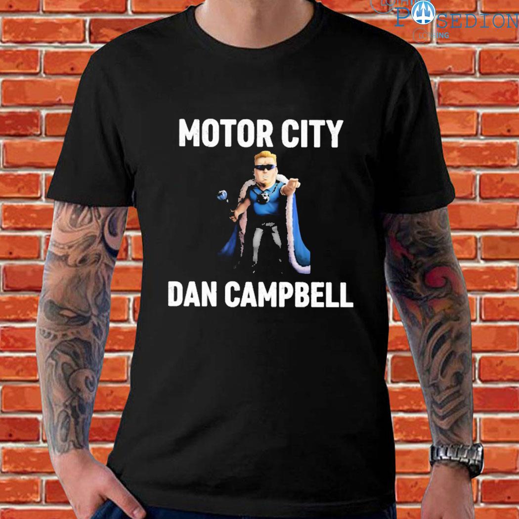 Official motor City Dan Campbell Shirt, hoodie, sweater, long