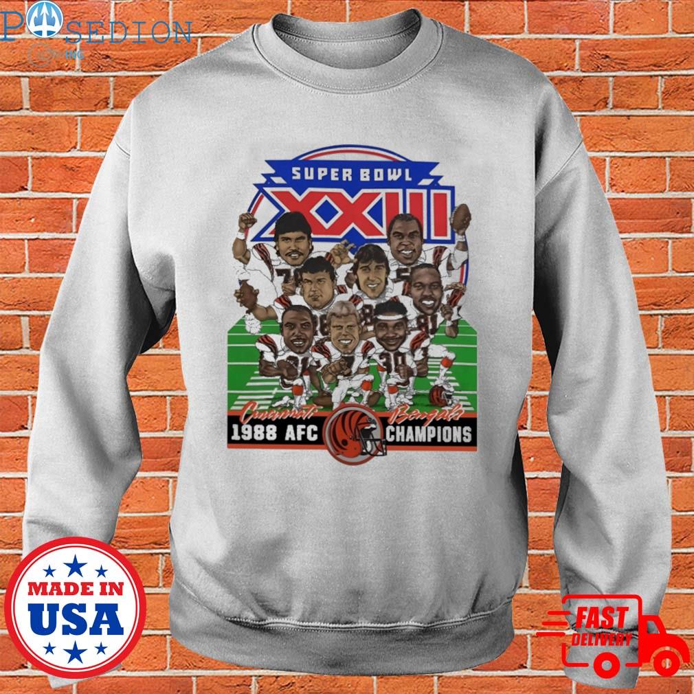 Super Bowl XXIII Cincinnati Bengals 1988 AFC Champions shirt, hoodie,  sweater, long sleeve and tank top