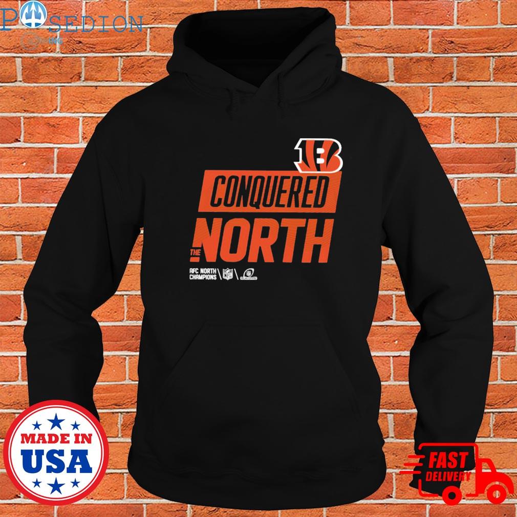 Bengals shop conquered the north AFC north champions bengals T-shirt,  hoodie, sweater, long sleeve and tank top