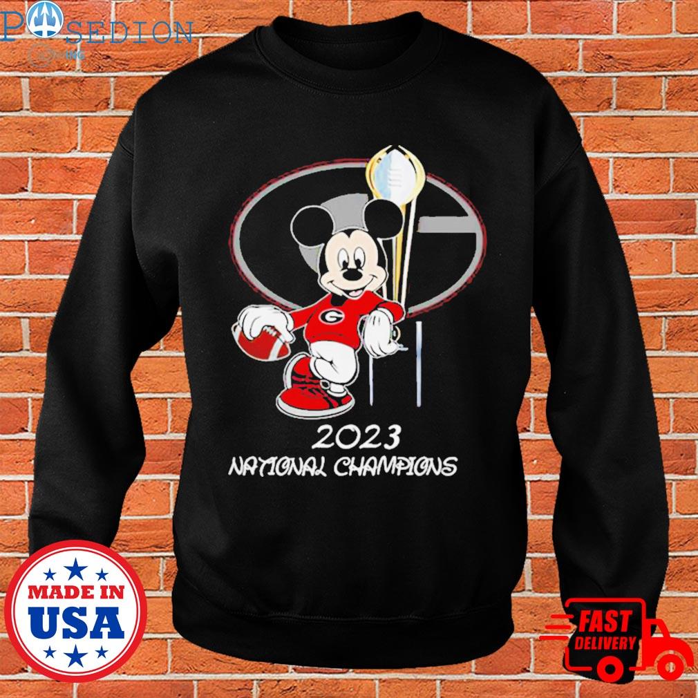 Georgia Bulldogs 2023 national championship mickey mouse champions