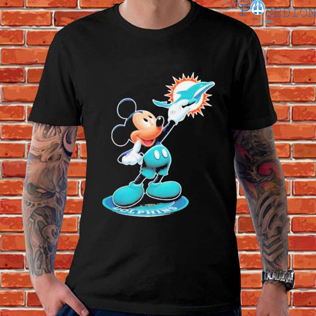 Mickey Mouse Miami Dolphins American Football Team Shirt