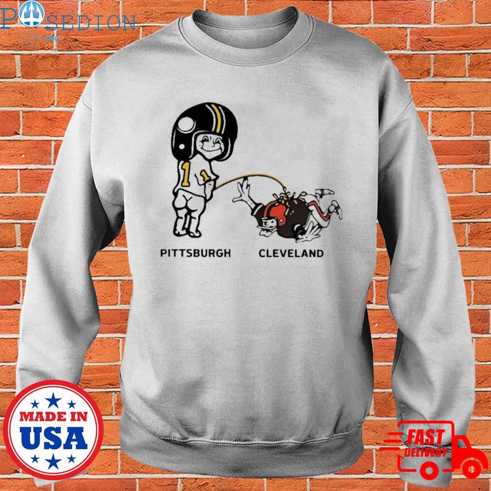 Piss On Pittsburgh Steelers Pee Cleveland Browns Shirt - Togethertee