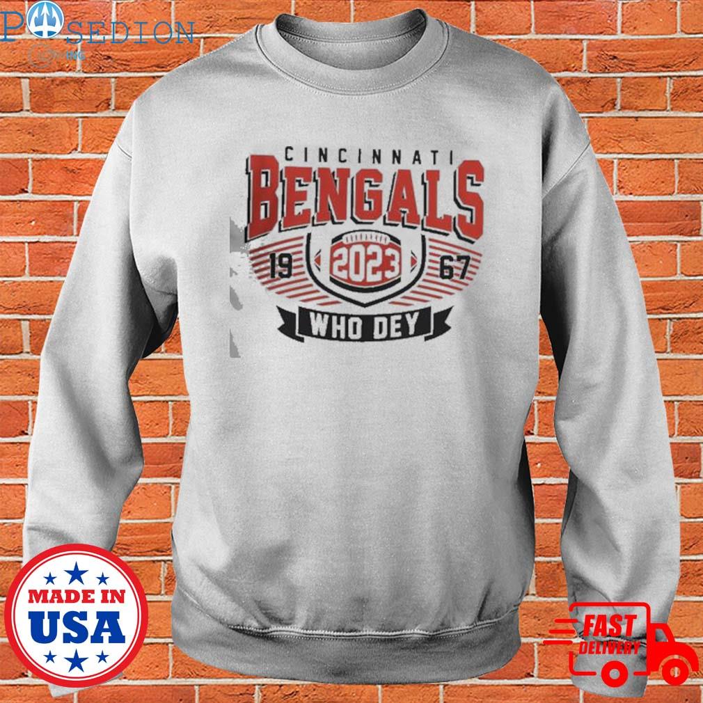 Cincinnati Bengals Who Dey logo T-shirt, hoodie, sweater, long