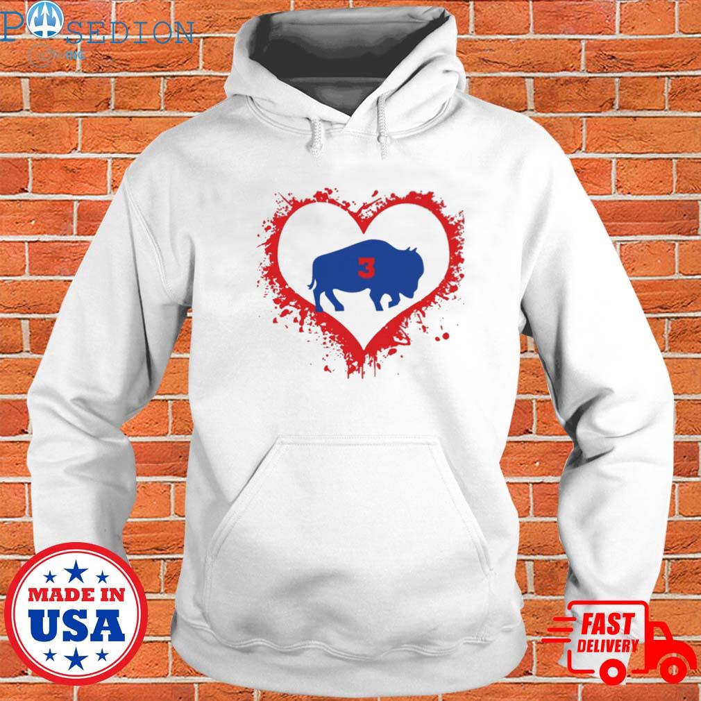 Damar Hamlin Heart 3 shirt, hoodie, sweater, long sleeve and tank top