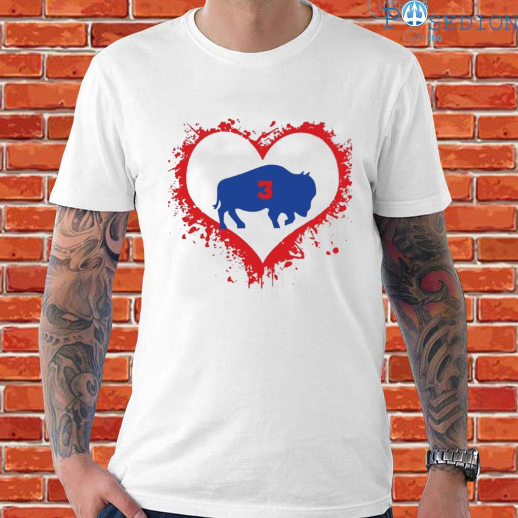 Red Heart Damar Hamlin T-Shirt