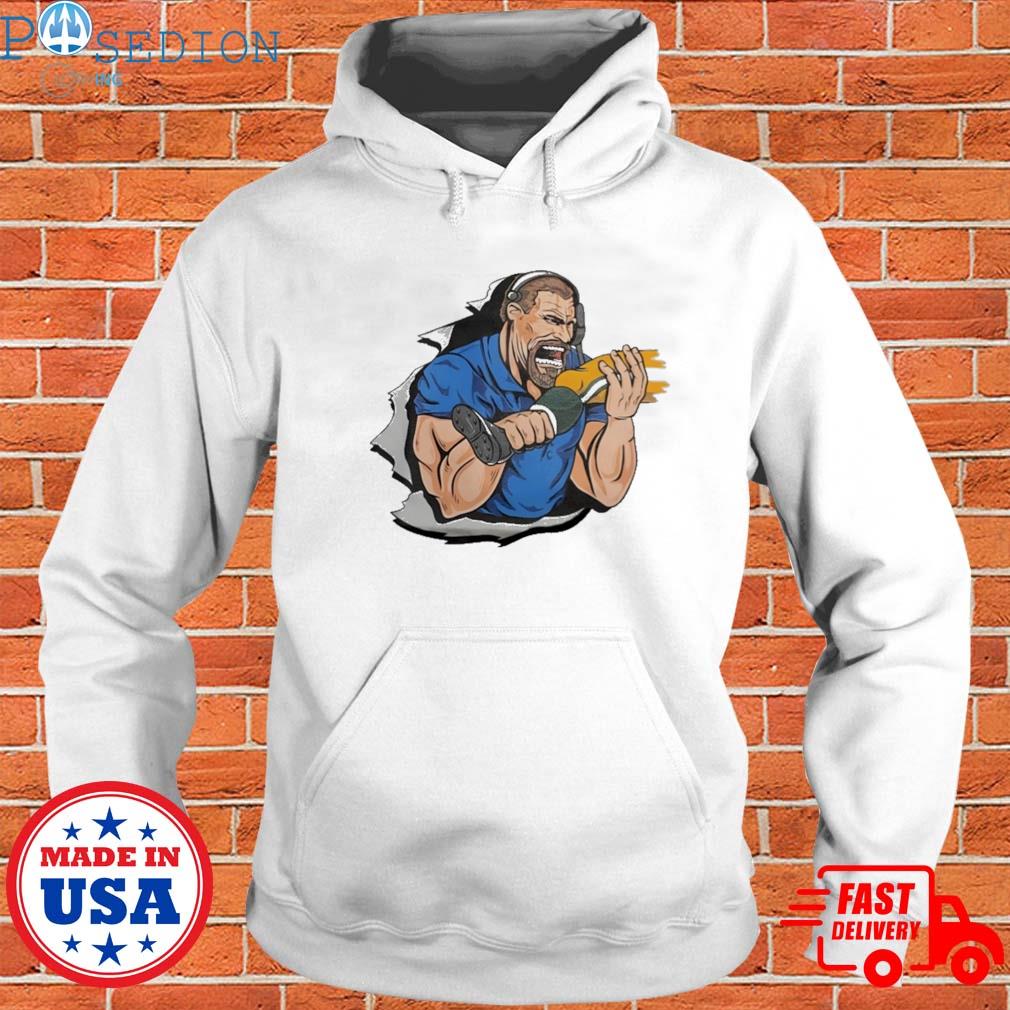 Dan campbell biting kneecaps shirt, hoodie, sweater, long sleeve and tank  top