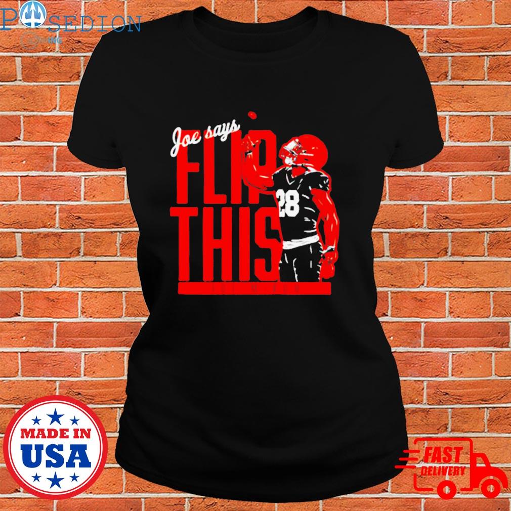 Joe says flip this coin Joe Mixon Cincinnati Bengals shirt