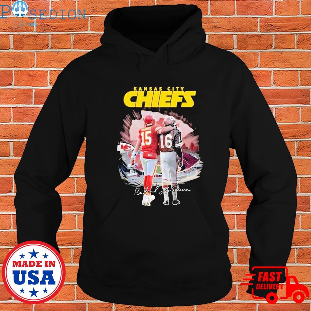 Kansas City Chiefs Patrick Mahomes #15 Len Dawson #16 shirt, hoodie,  sweater, long sleeve and tank top