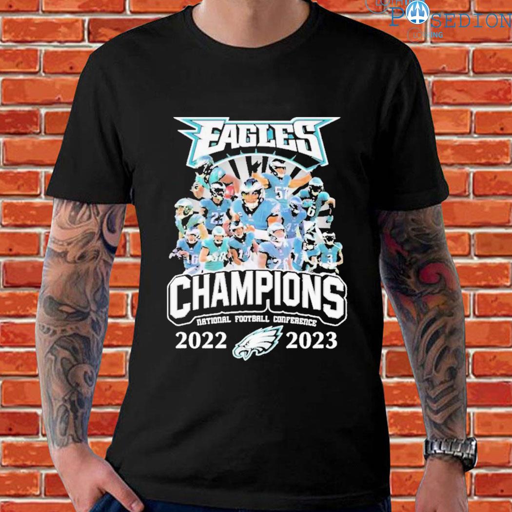 2023 Nation Football Conference Champions Philadelphia Eagles T Shirt