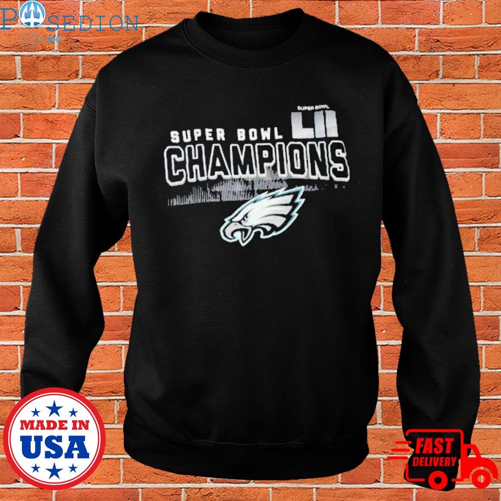 Eagles Super Bowl Champion T Shirt Black Large