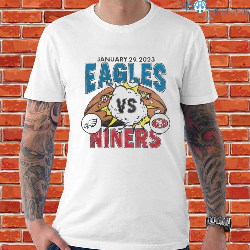 Official philadelphia eagles vs san francisco 49ers january 29 2023 4  T-shirt, hoodie, sweater, long sleeve and tank top