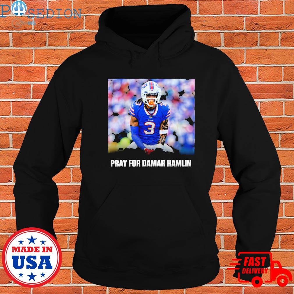 Damar hamlin pray for damar love for 3 football shirt, hoodie, longsleeve  tee, sweater