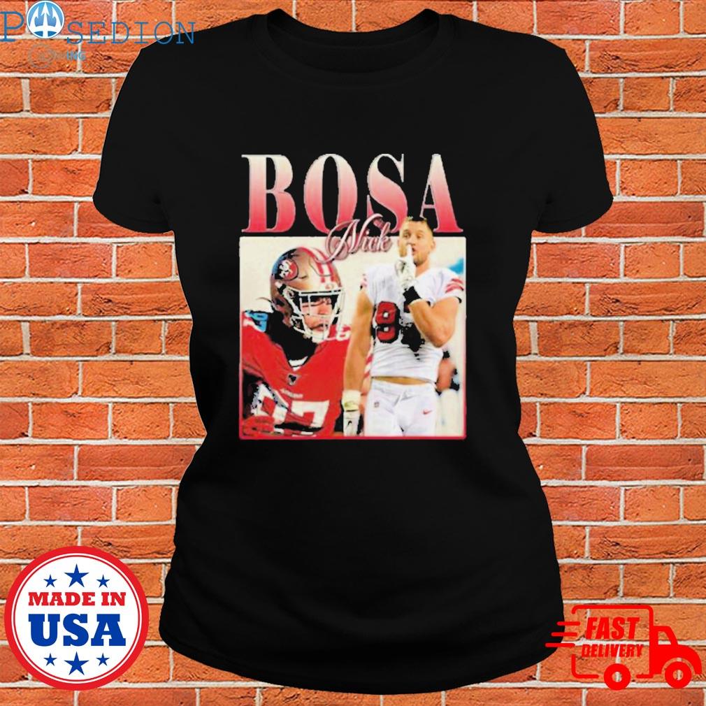 Nick Bosa San Francisco 49ers retro shirt, hoodie, sweater, long sleeve and  tank top