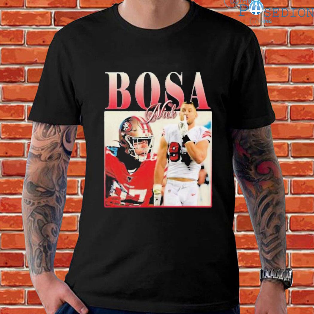 Nick Bosa San Francisco 49ers retro shirt, hoodie, sweater, long sleeve and  tank top