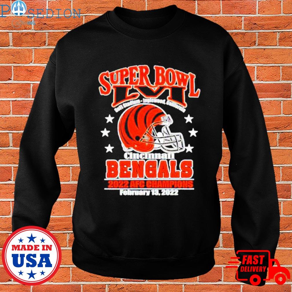 Cincinnati Bengals AFC Championship Super Bowl 2022 T-Shirt,Sweater,  Hoodie, And Long Sleeved, Ladies, Tank Top