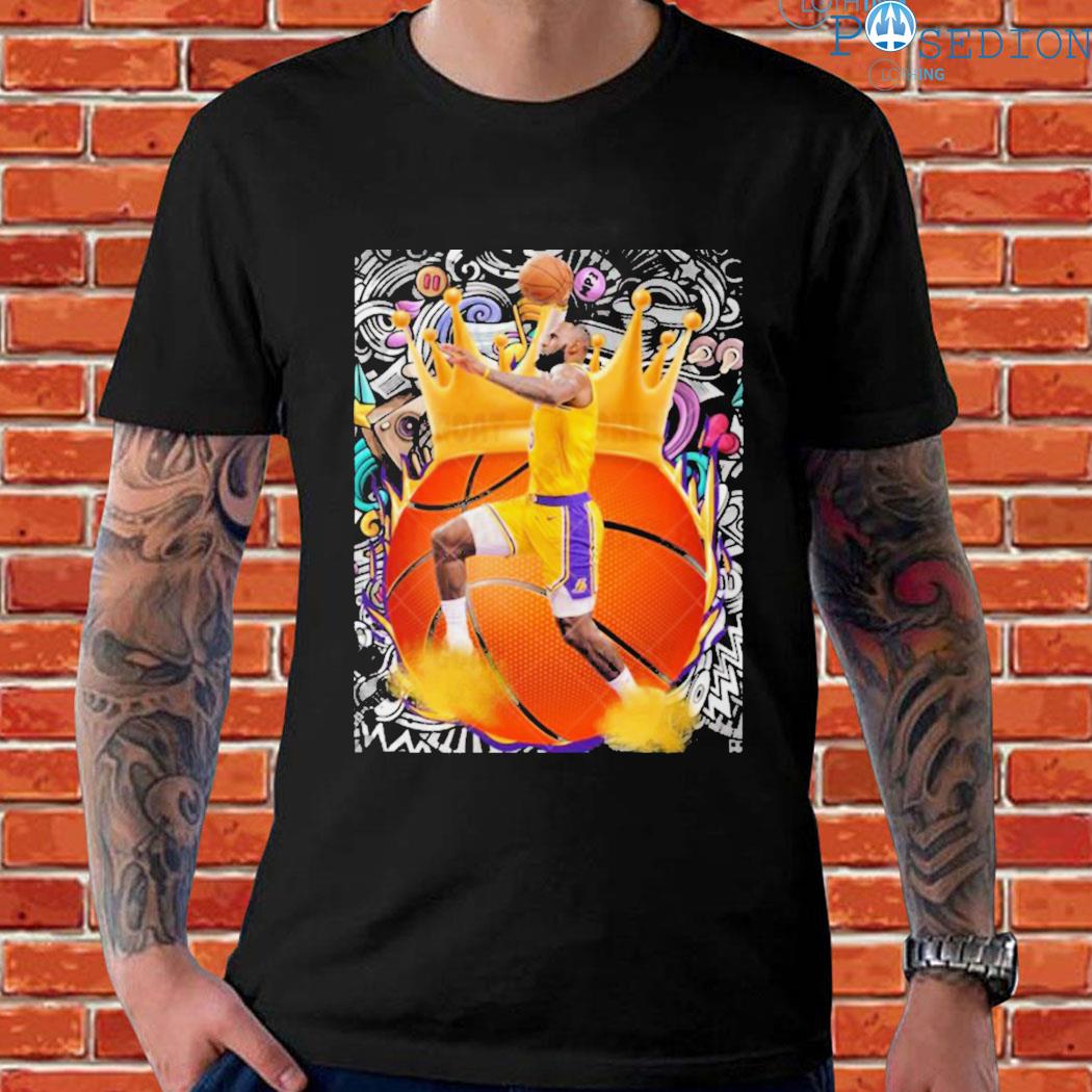 Official Basketball lebron james king goat 2023 T-shirt, hoodie