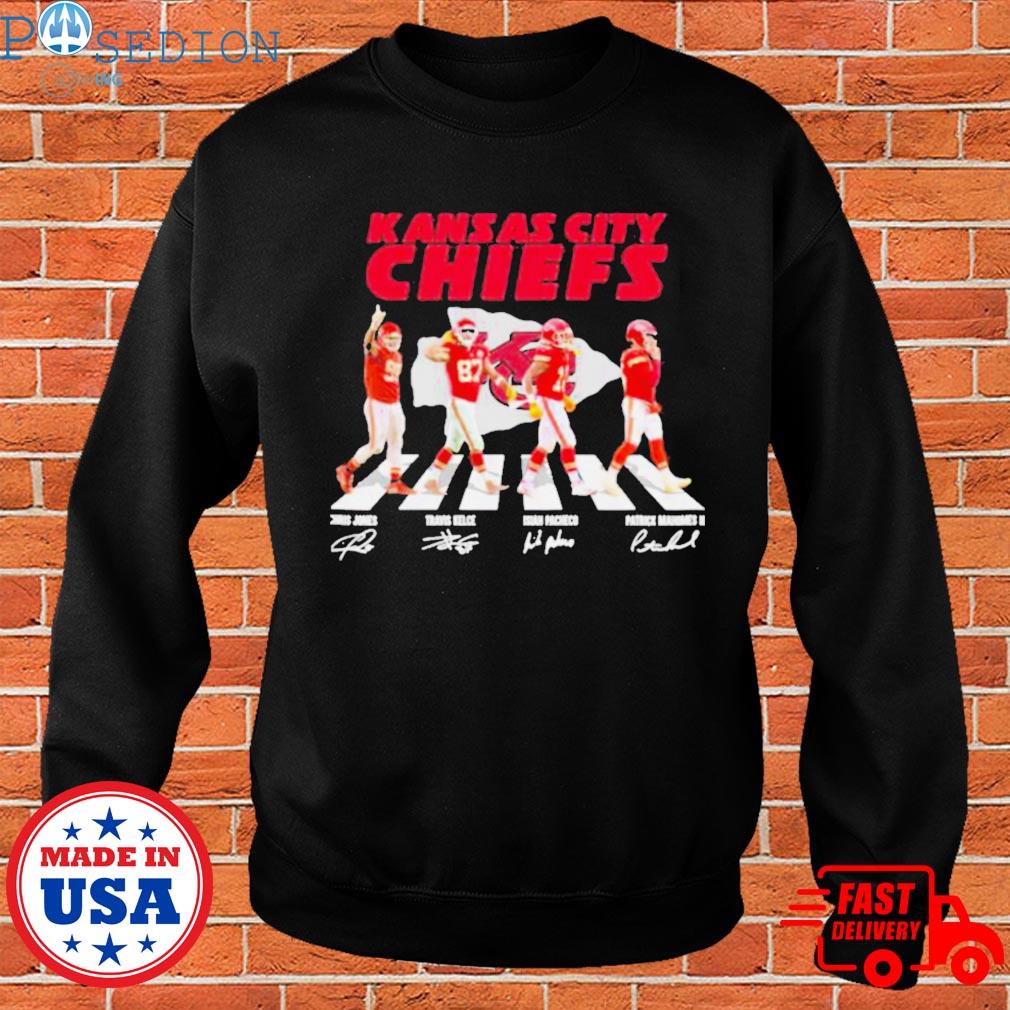 Kansas City Chiefs Travis Kelce Patrick Mahomes And Isiah Pacheco  Signatures Shirt, hoodie, sweater, long sleeve and tank top