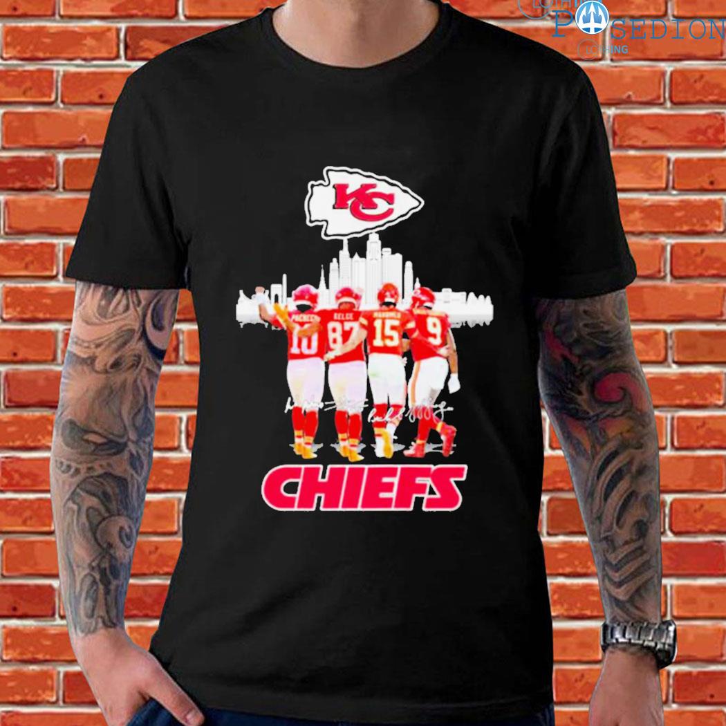 Kansas City Chiefs Super Bowl Wins Shirt Kelce 87 Mahomes 15 Chiefs Logo  Sweatshirt - Best Seller Shirts Design In Usa