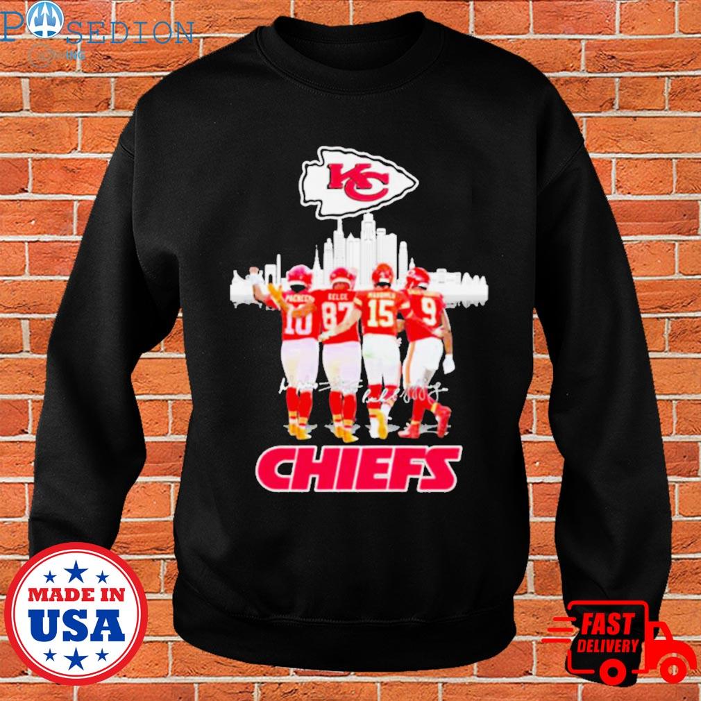 KC Chiefs City Patrick Mahomes Isiah Pacheco Travis Kelce JuJu  Smith-Schuster signatures shirt, hoodie, sweater, long sleeve and tank top