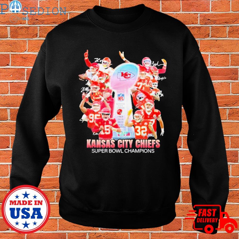 Official kansas City Chiefs Super Bowl Champions 1969 And 2019 And 2022  T-Shirt, hoodie, sweater, long sleeve and tank top