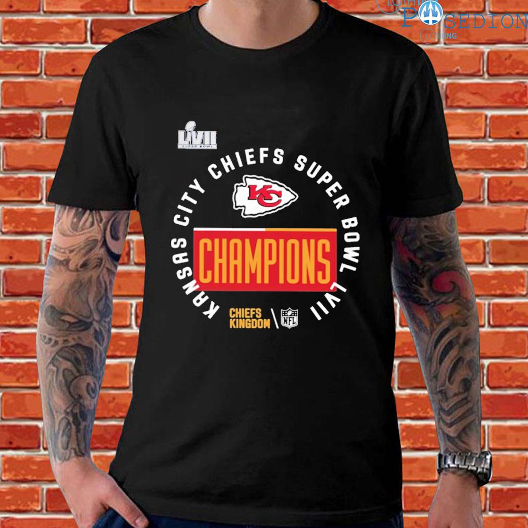 Official Kansas city Chiefs nike super bowl lviI champions locker room  trophy T-shirt, hoodie, sweater, long sleeve and tank top