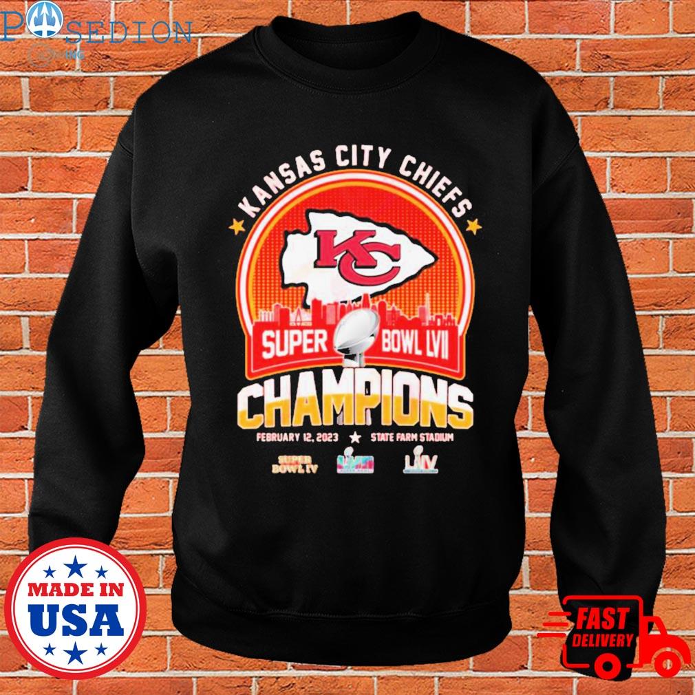 LVII Super Bowl Champions Kansas City February 12 2023 T Shirt