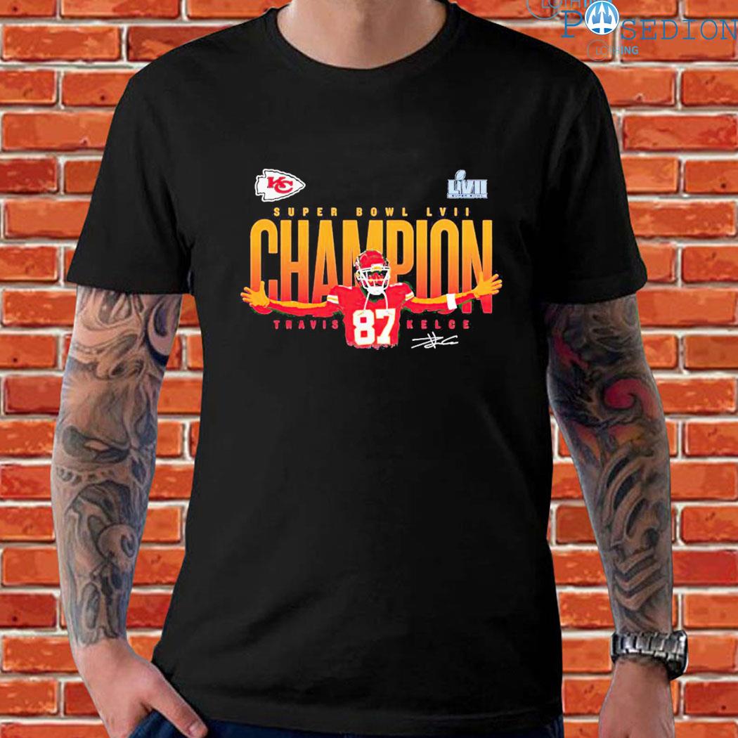 Travis Kelce Kansas City Chiefs TShirt, Super Bowl Champion Shirt