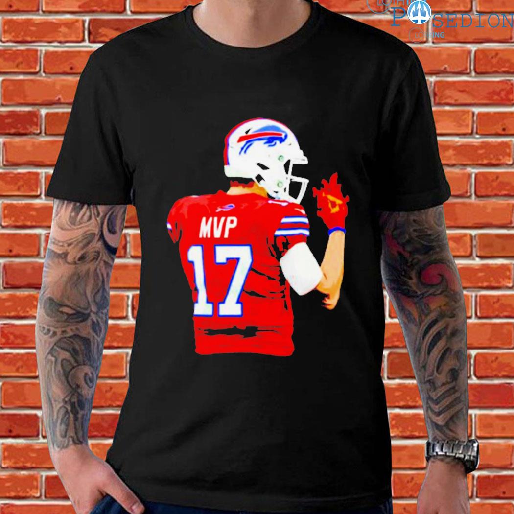 Josh Allen 17 Buffalo Bills Legend Signature 3D Personalized Polo