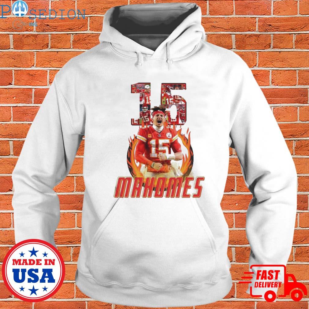 Patrick Mahomes 15 Kansas City Chiefs football poster shirt, hoodie,  sweater, long sleeve and tank top