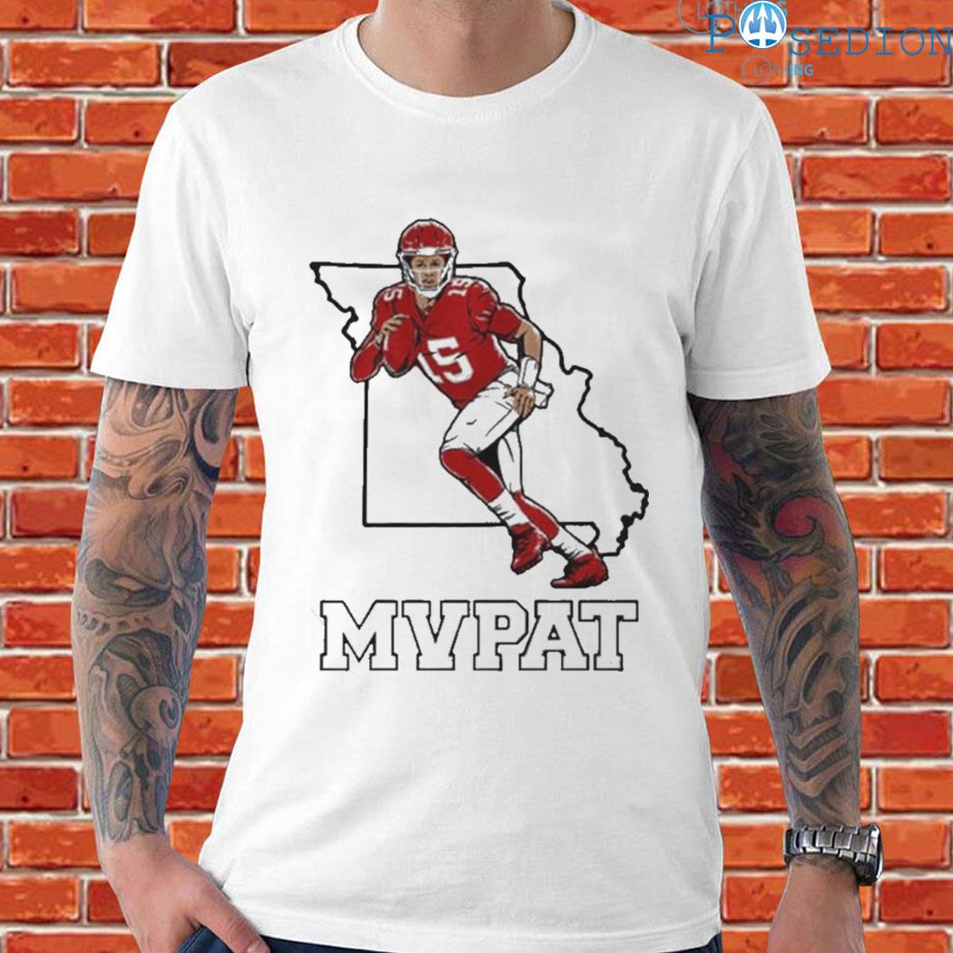 MVPat Patrick Mahomes & Missouri Map T-Shirt in 2023