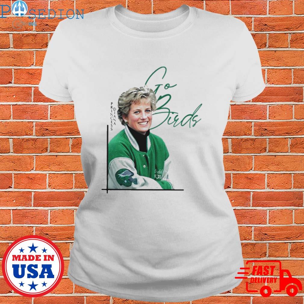 Princess Diana Go Birds Philadelphia Eagles Design T-shirt - Trends Bedding