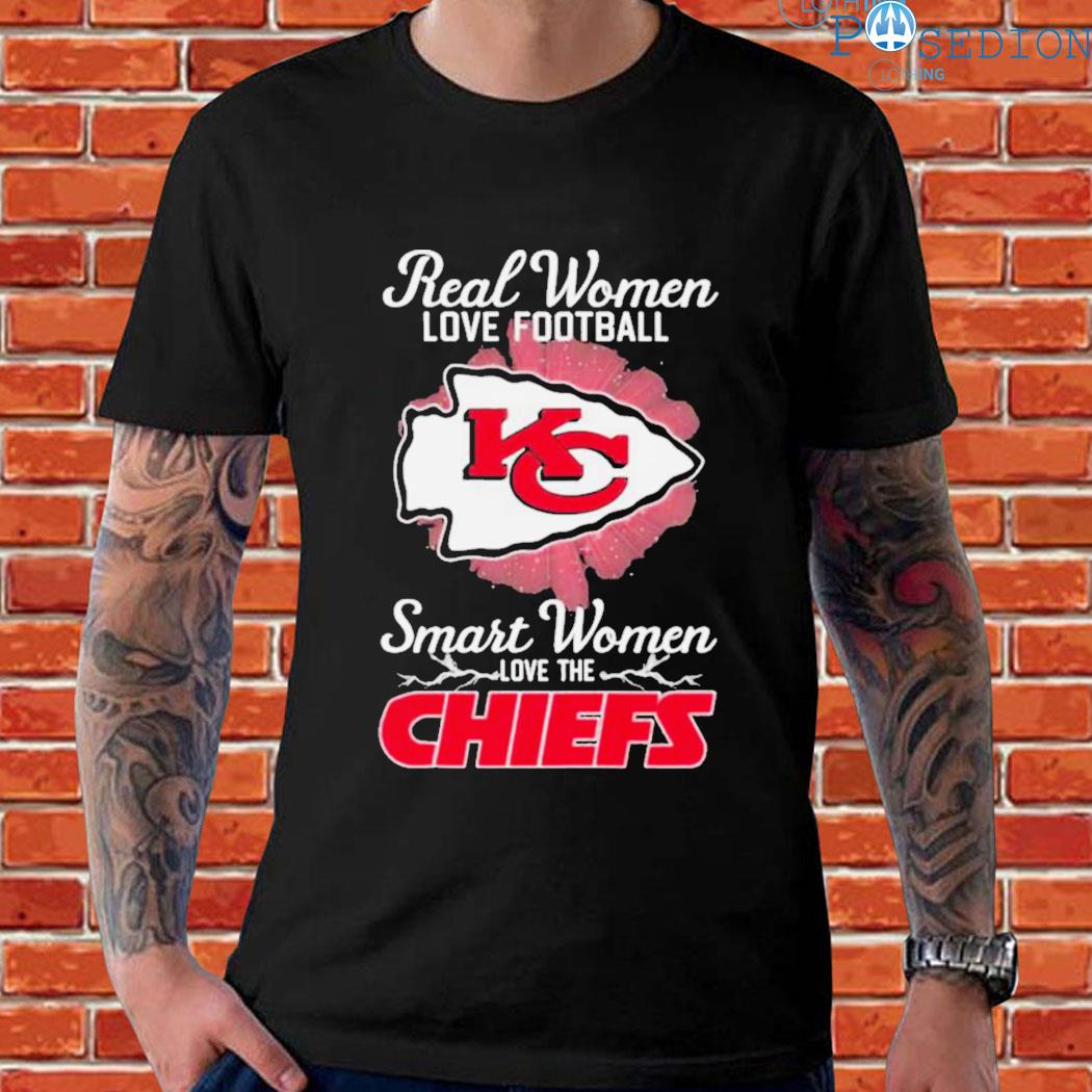 Official real Women Love Football Smart Women Love The Chiefs T