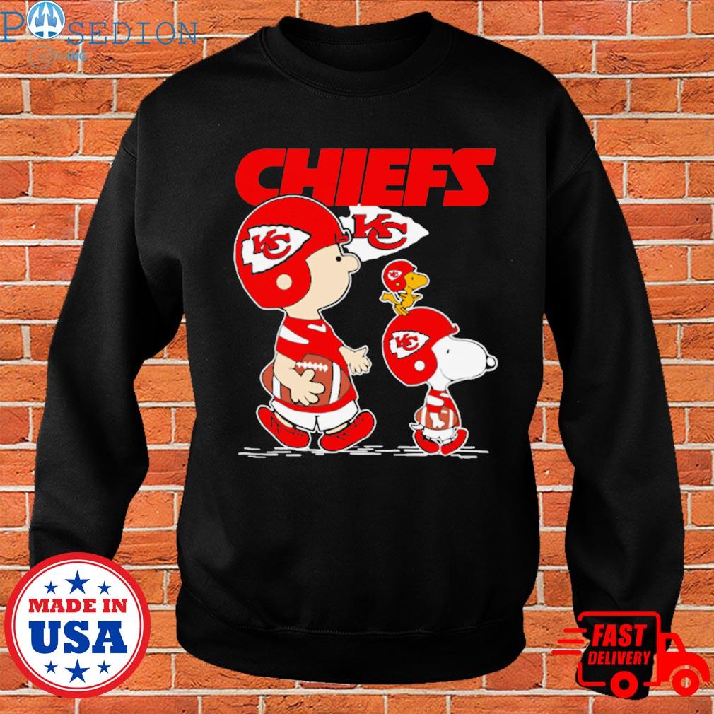 Snoopy And Charlie Playing Kansas City Chiefs Shirt, hoodie, sweater, long  sleeve and tank top