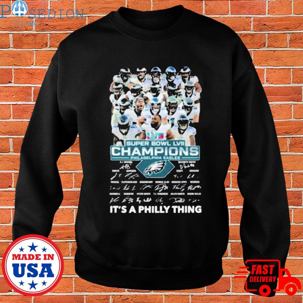 Official philadelphia Eagles champions T-shirt It's A Philly Thing Philadelphia  Eagles Signatures Shirt, hoodie, sweater, long sleeve and tank top