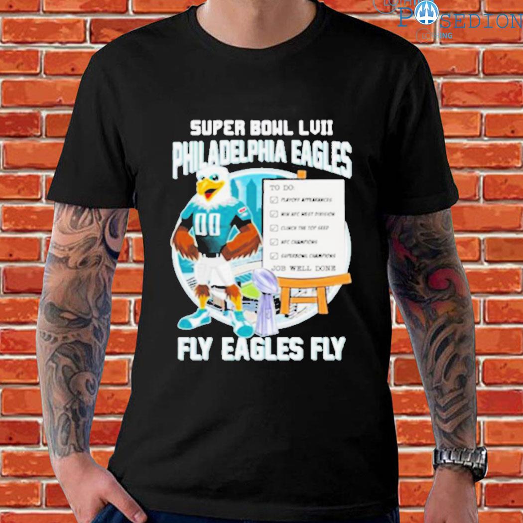 Super Bowl LVII Philadelphia Eagles Fly Eagles Fly T-Shirt - Bring