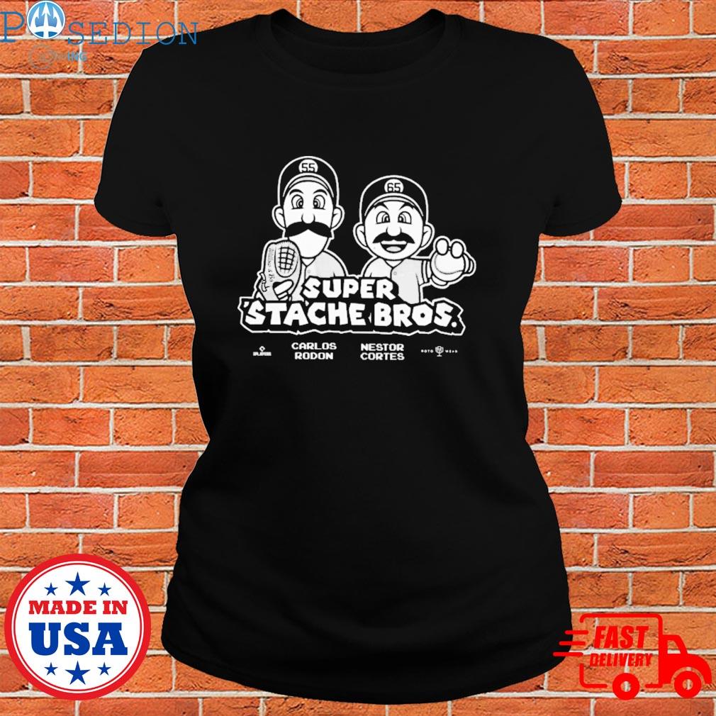 Carlos Rodon and Nestor Cortes Super 'Stache Bros shirt copy, hoodie,  sweater, long sleeve and tank top