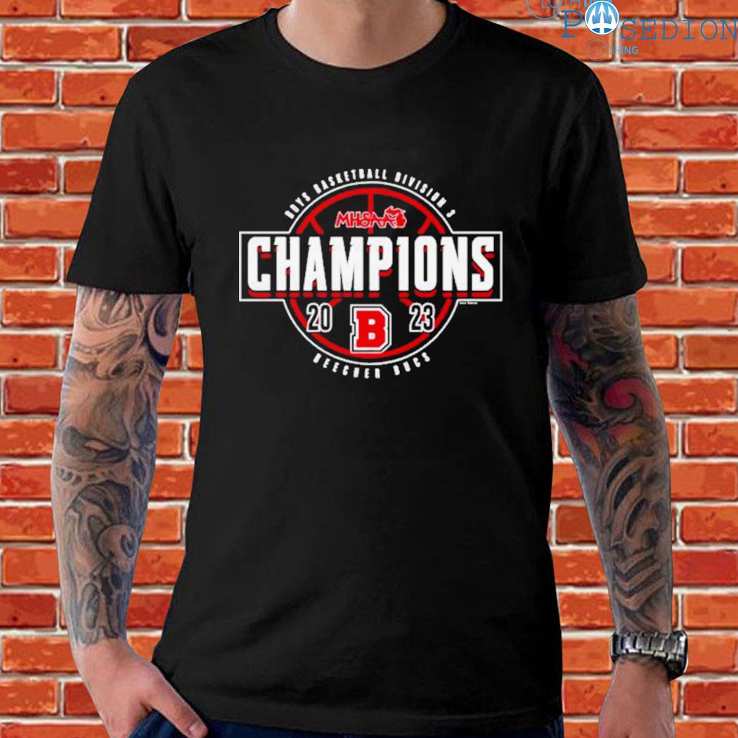 2023 MHSAA Boys Basketball Division 3 Champions Beecher Bucs T-shirt -  Banantees