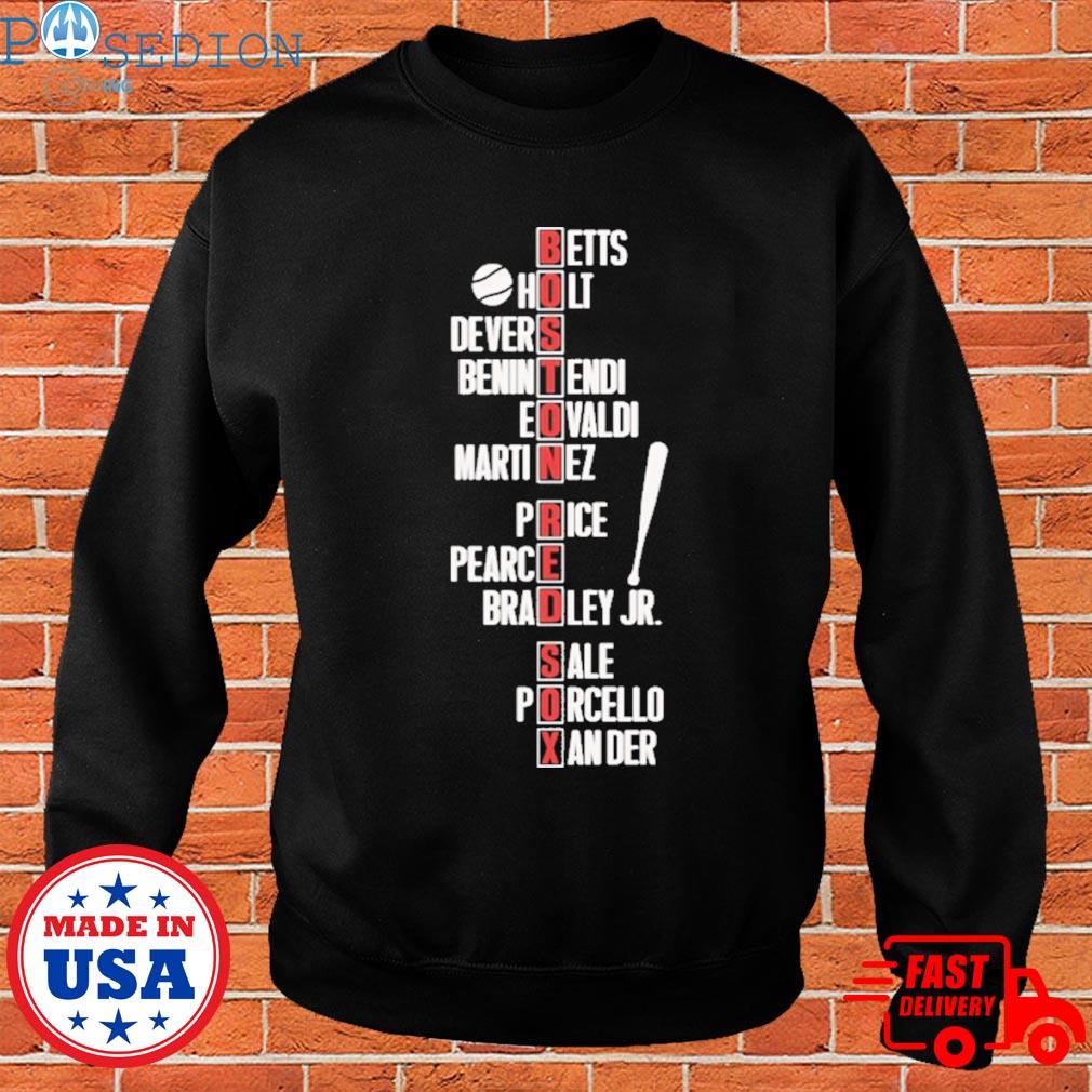 Official Boston Red Sox Betts Holt Devers Benintendi Eovaldi Martinez T- Shirt, hoodie, sweater, long sleeve and tank top