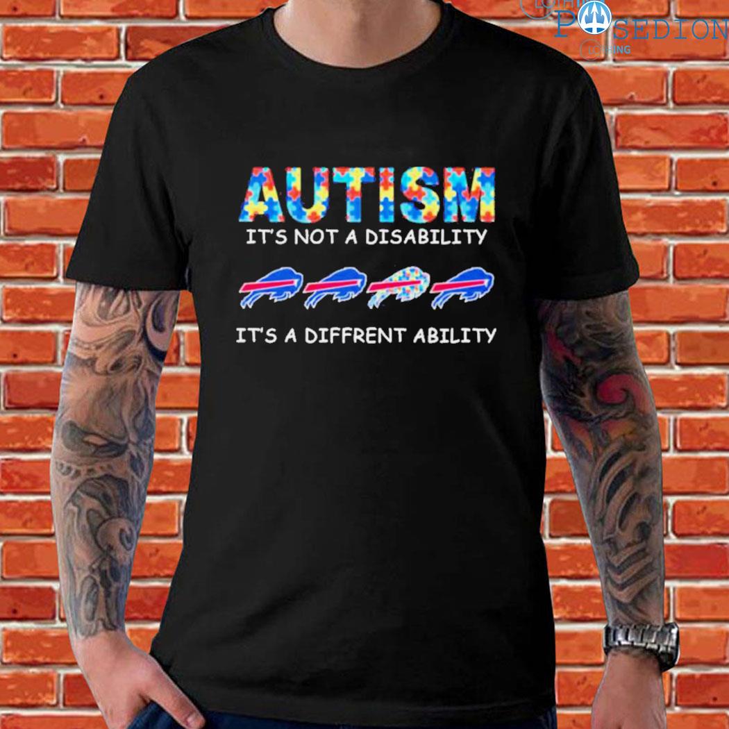 Buffalo Bills Autism Its Ok To Be Different Shirt - High-Quality