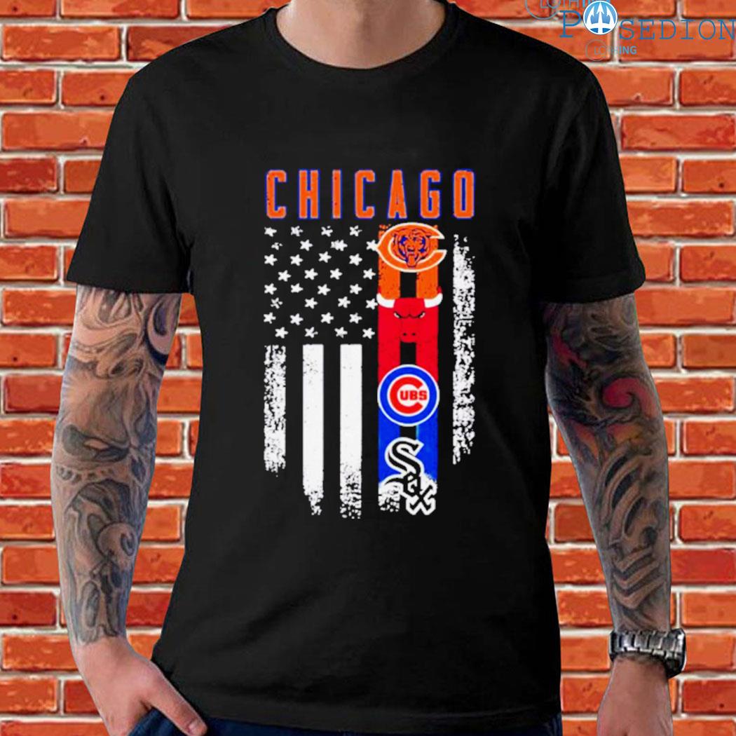 Chicago Bears Chicago Bulls Chicago Cubs and Chicago White Sox shirt,  hoodie, sweater, long sleeve and tank top