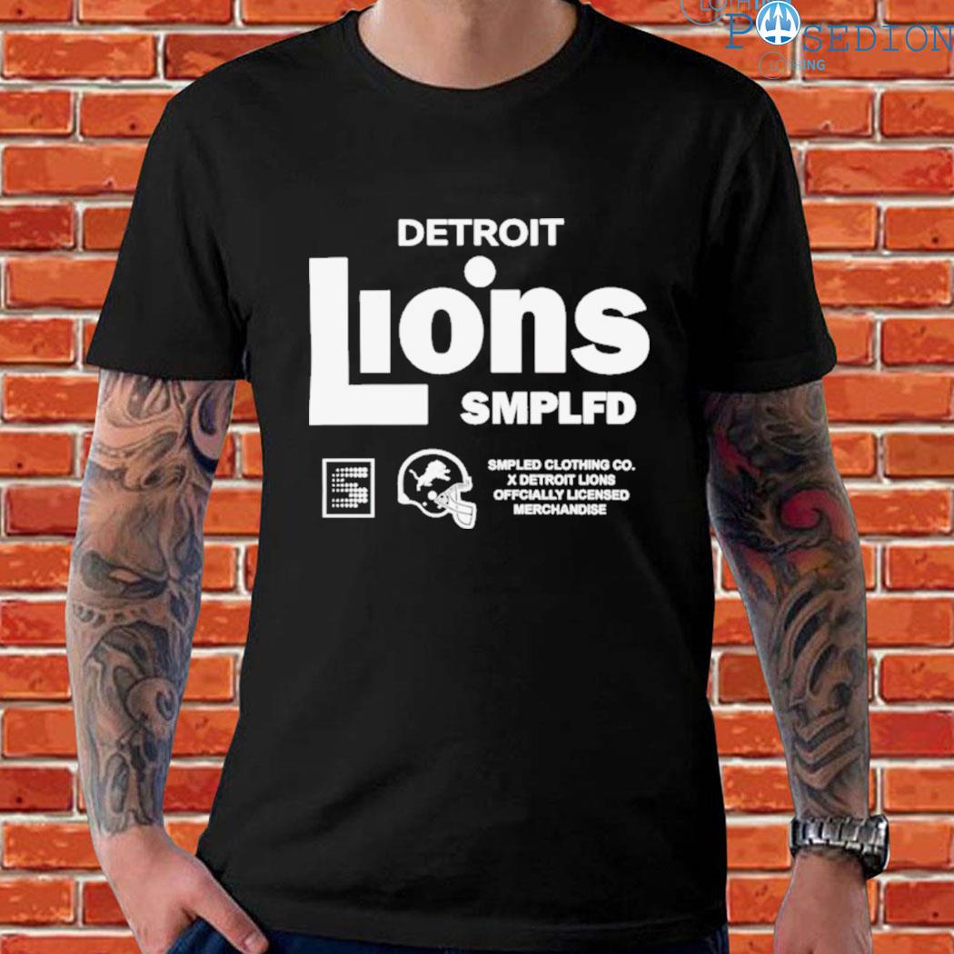 Shop Detroit Lions SMPLFD 2023 T-Shirt Clothing