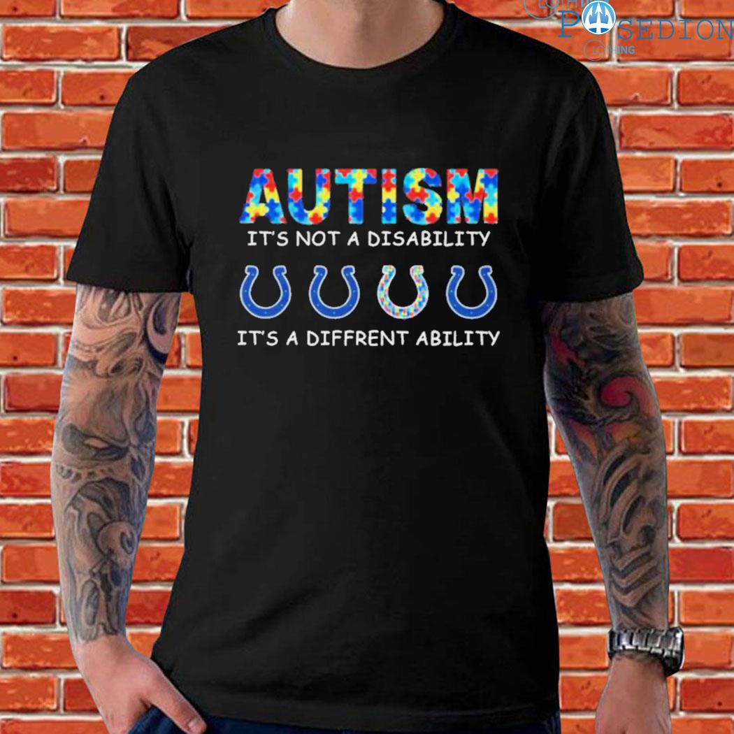 Official indianapolis Colts It's Ok To Be Different Autism