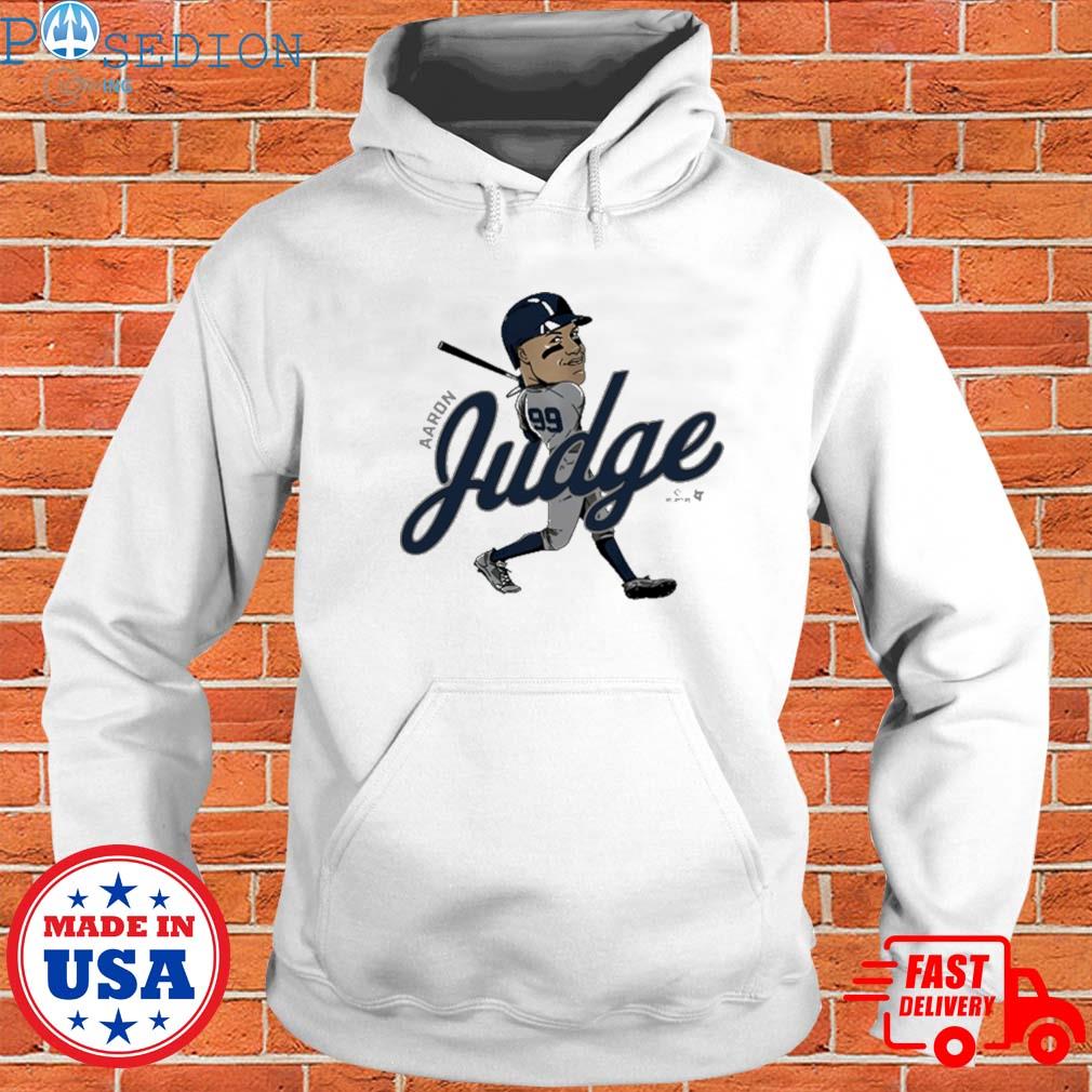 Official Aaron judge caricature T-shirt, hoodie, tank top, sweater