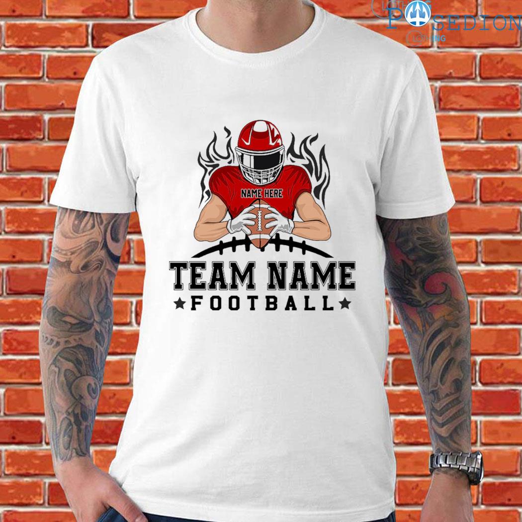 American Football Team Shirt - Football Game Days Custom Shirt Gift For  Football Player Football Lovers