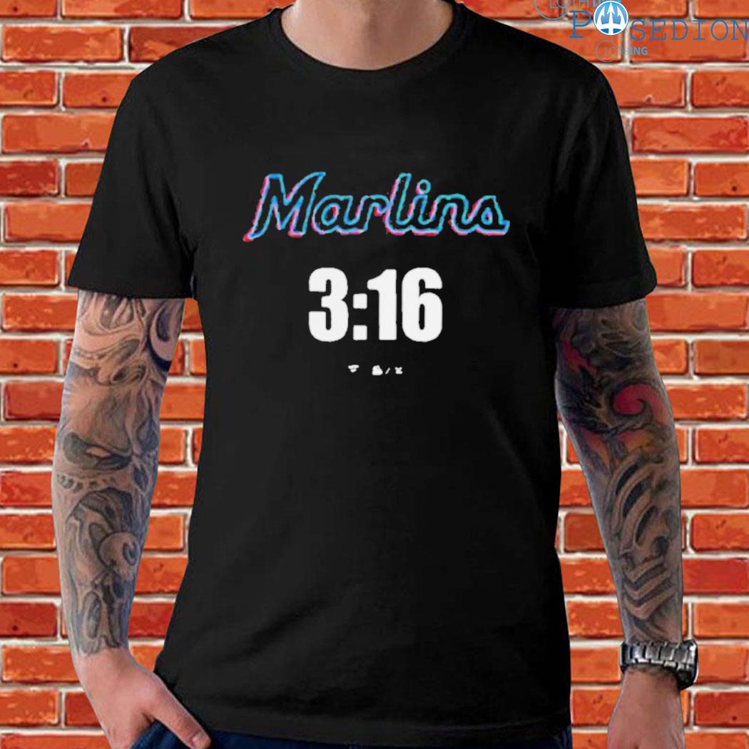 Stone Cold Steve Austin Miami Marlins Fanatics Branded 3:16 T-shirt -  Shibtee Clothing