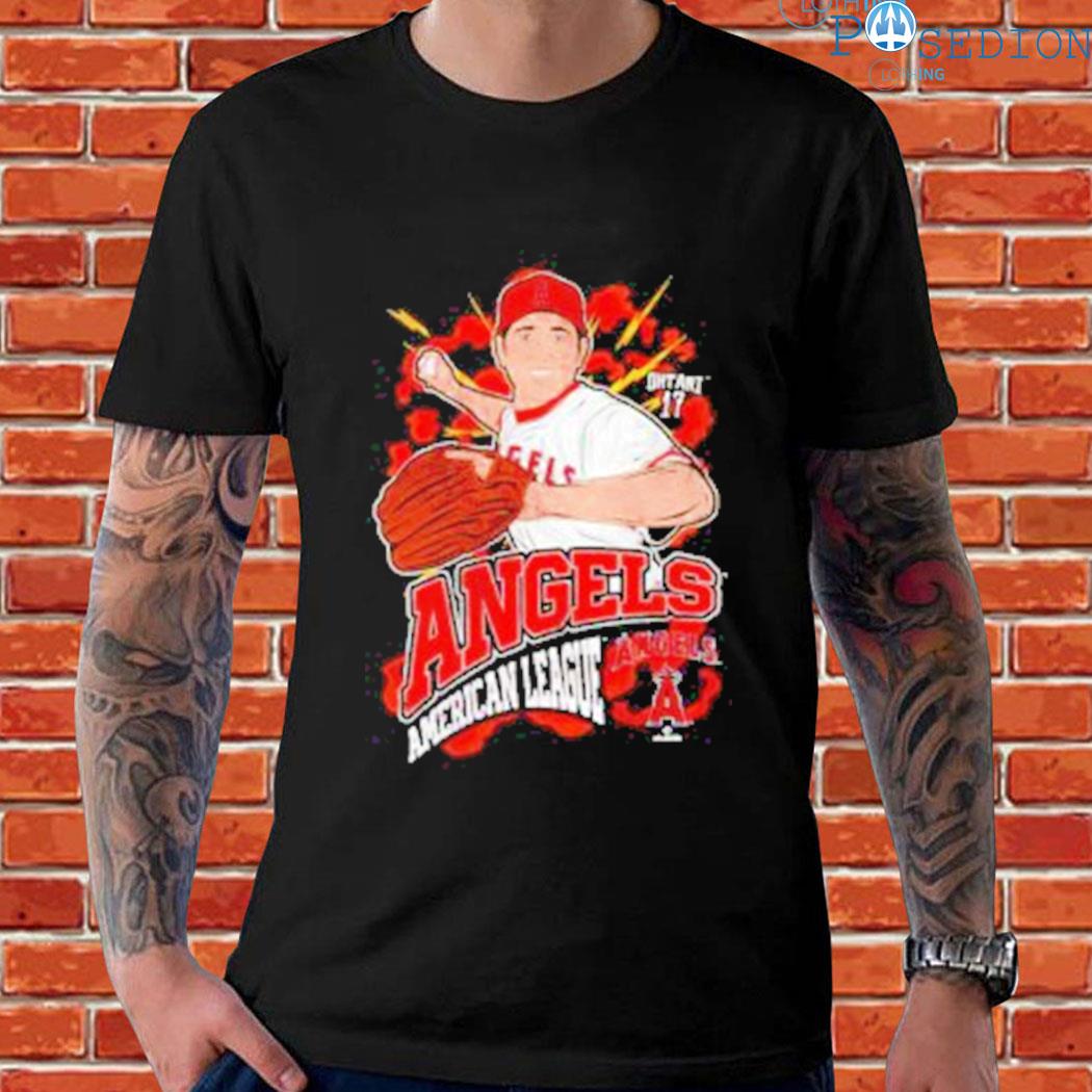 Shohei Ohtani Black Los Angeles Angels Artist Series Player Vitage T-Shirt,  hoodie, sweater, long sleeve and tank top