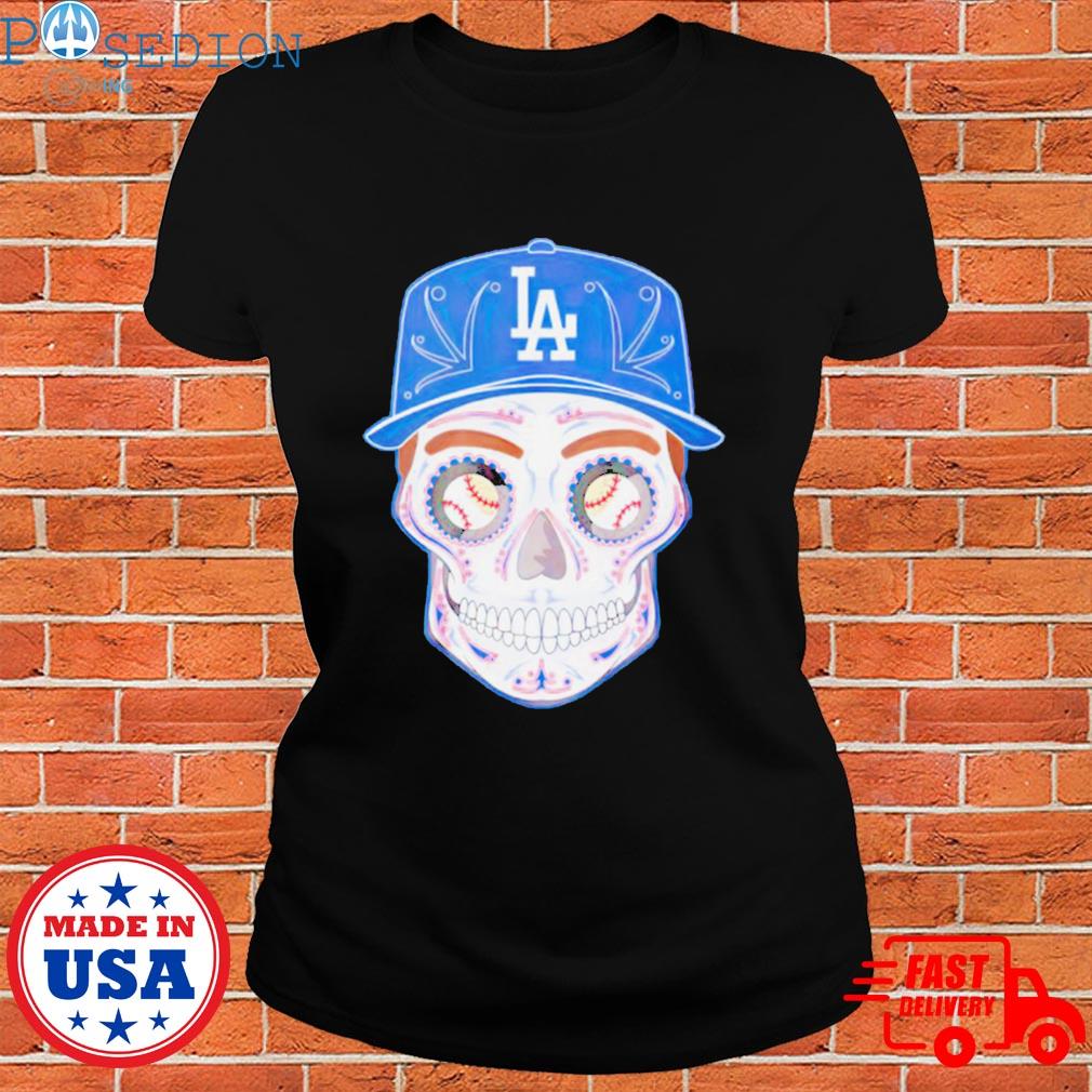 Official los Angeles Dodgers sugar skull T-shirt, hoodie, sweater, long  sleeve and tank top