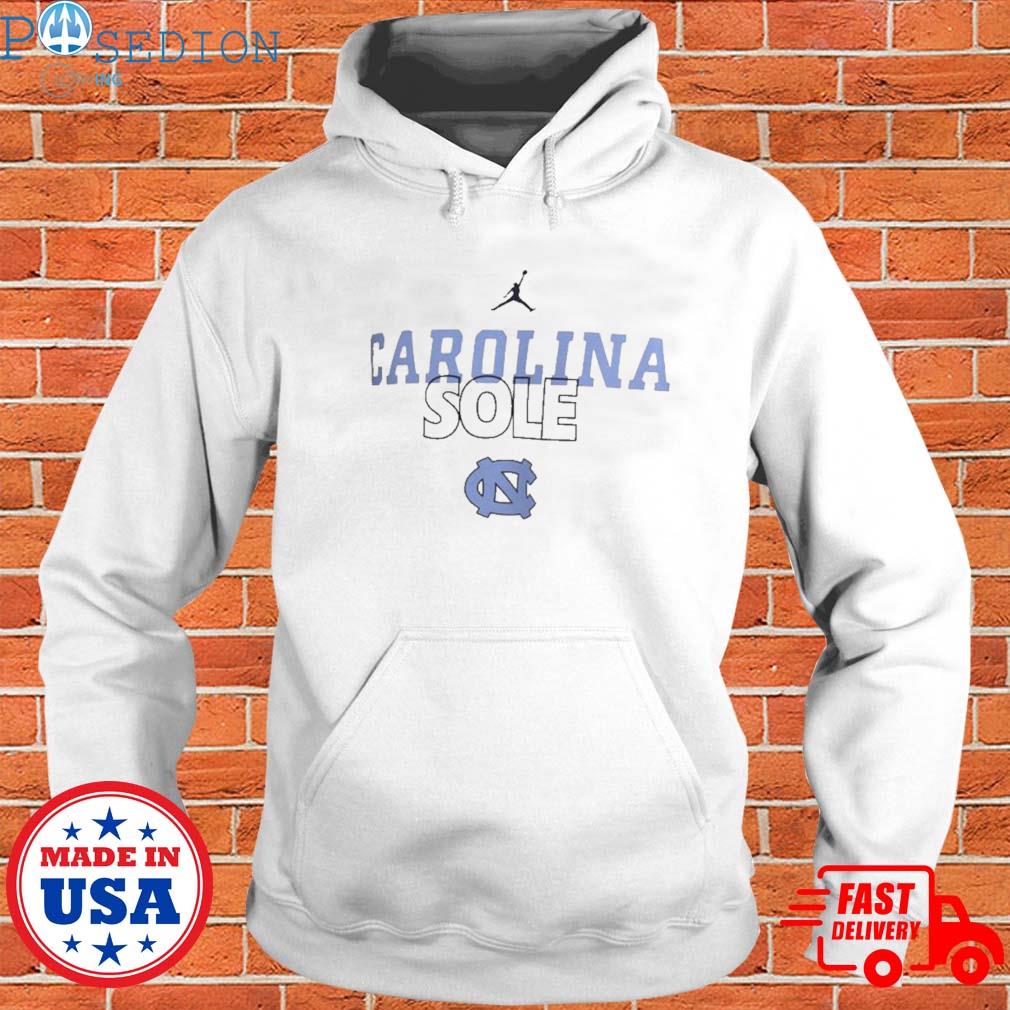 Jordan Brand White North Carolina Tar Heels 2023 On Court Bench Long Sleeve  T-Shirt