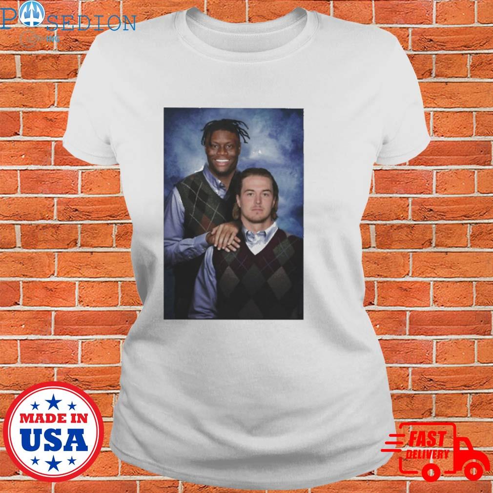 Step Brothers George Pickens And Kenny Pickett Pittsburgh Steelers T Shirts  - Teebreat