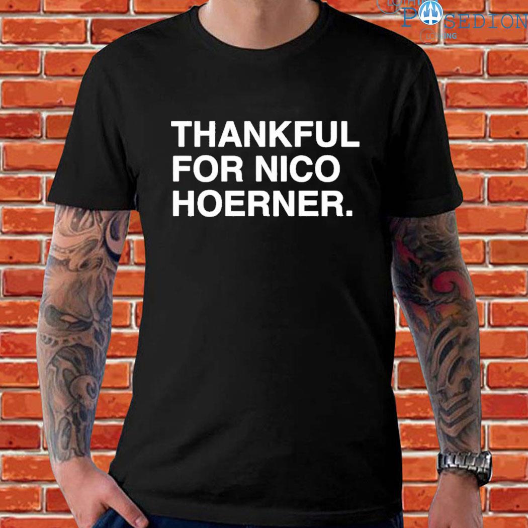 Thankful For Nico Hoerner Shirt - High-Quality Printed Brand